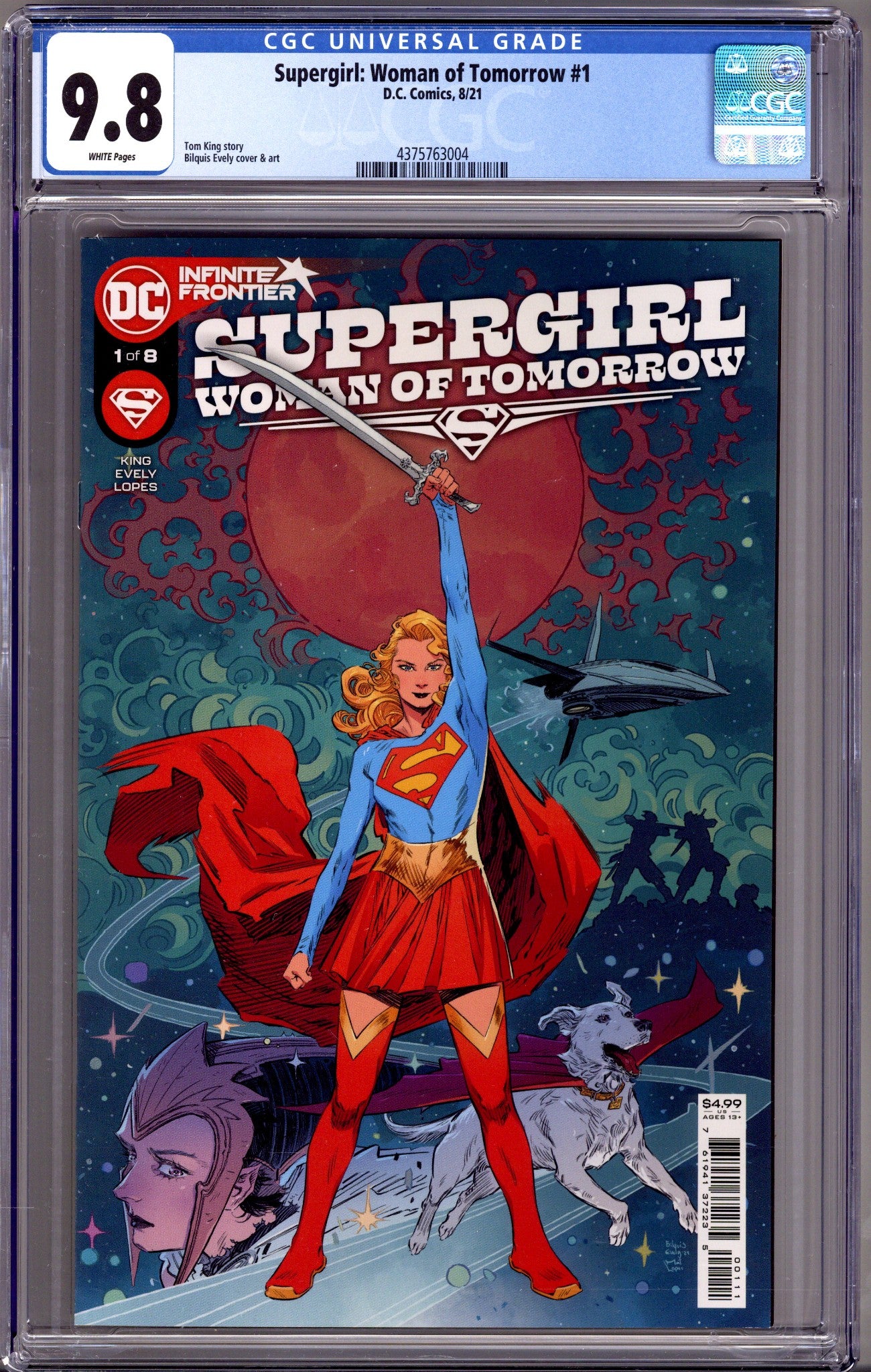 Supergirl: Woman of Tomorrow 1 CGC 9.8 (NM/M) (2021) 