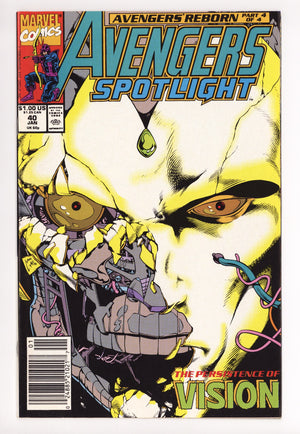 Avengers Spotlight 40 Mid Grade (1991) Newsstand