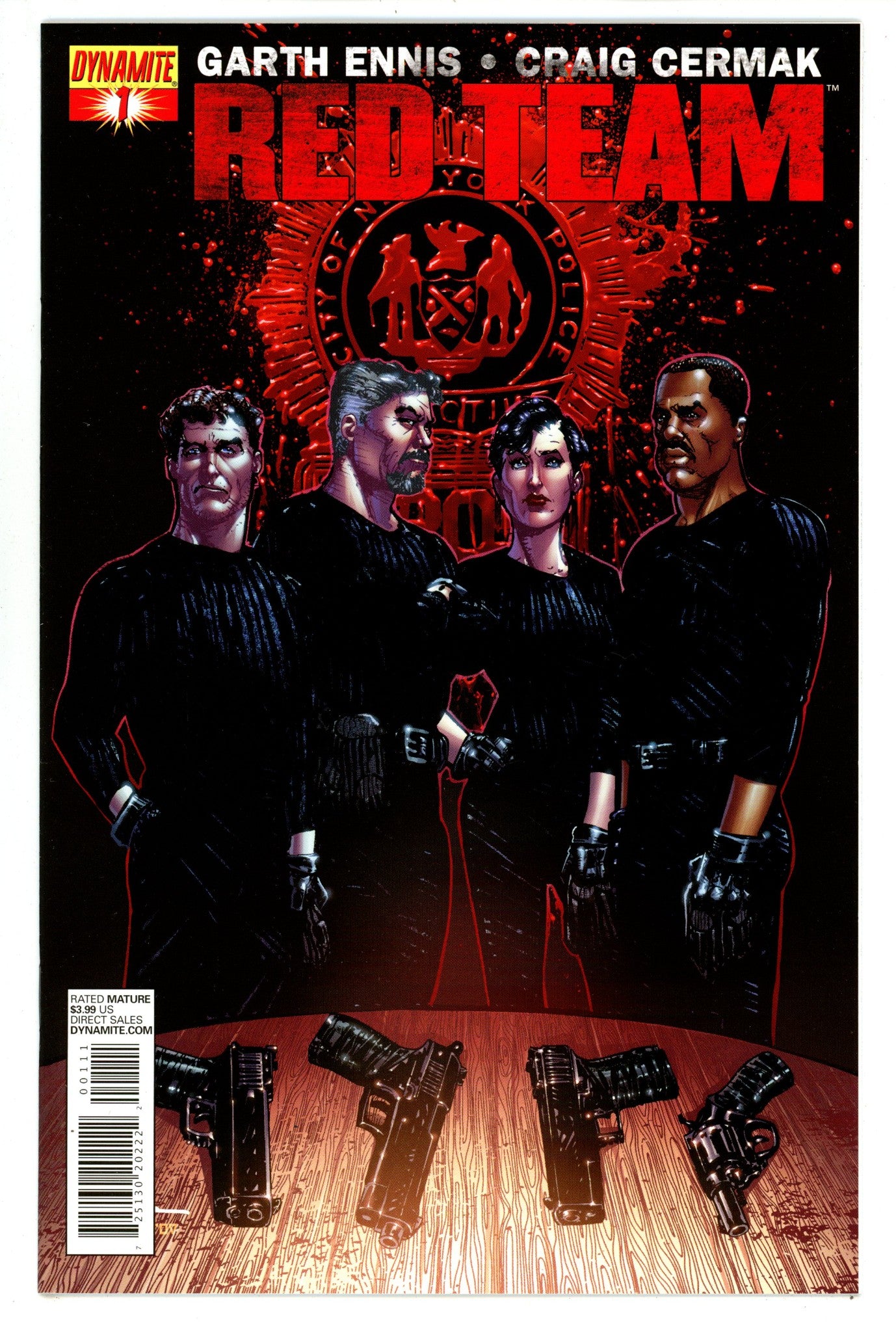 Red Team 1 High Grade (2013) Chaykin Variant 