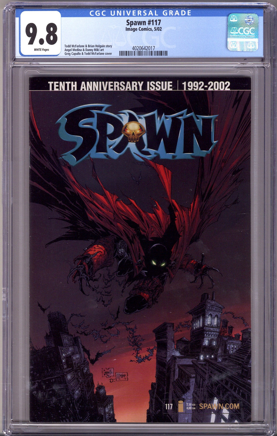 Spawn 117 CGC 9.8 (NM/M) (2002)