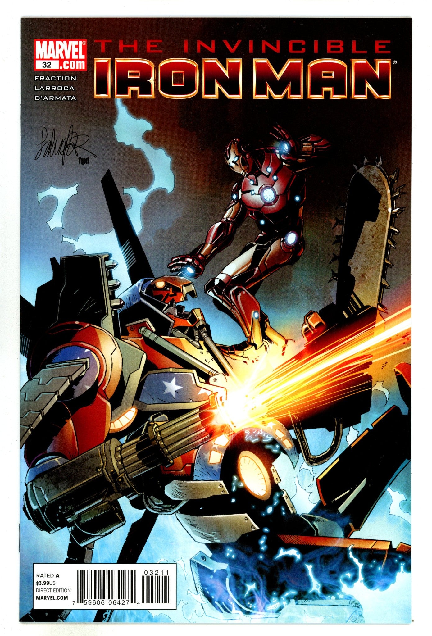 Invincible Iron Man Vol 1 32 High Grade (2011) 