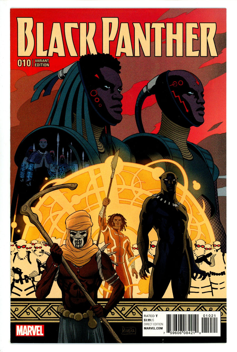 Black Panther Vol 6 10 High Grade (2017) Rivera Variant 