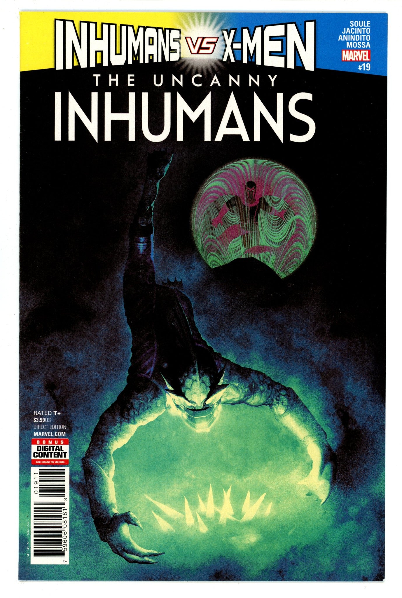 Uncanny Inhumans 19 High Grade (2017) 