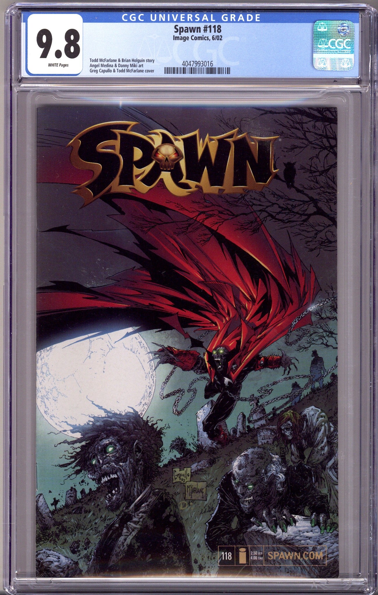 Spawn 118 CGC 9.8 (NM/M) (2002)