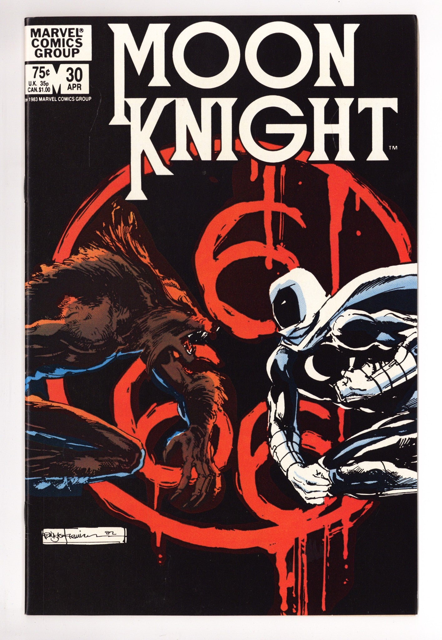 Moon Knight Vol 1 30 VF+ (8.5) (1983) 