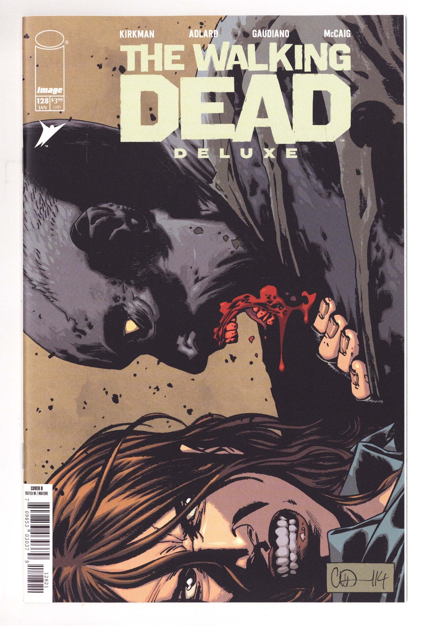 Walking Dead Deluxe 128 Adlard Variant (2025)