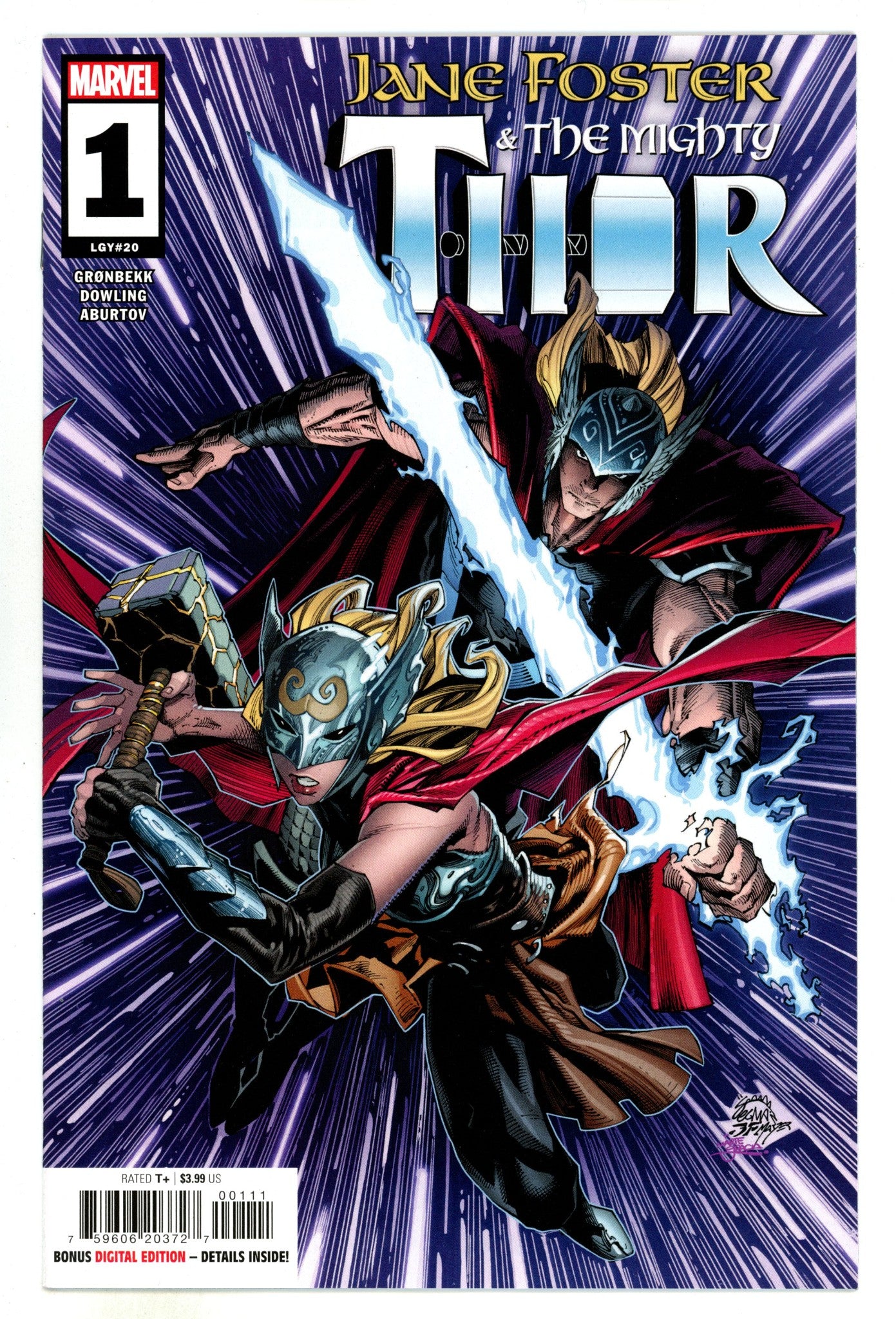 Jane Foster & the Mighty Thor 1 (20) High Grade (2022) 