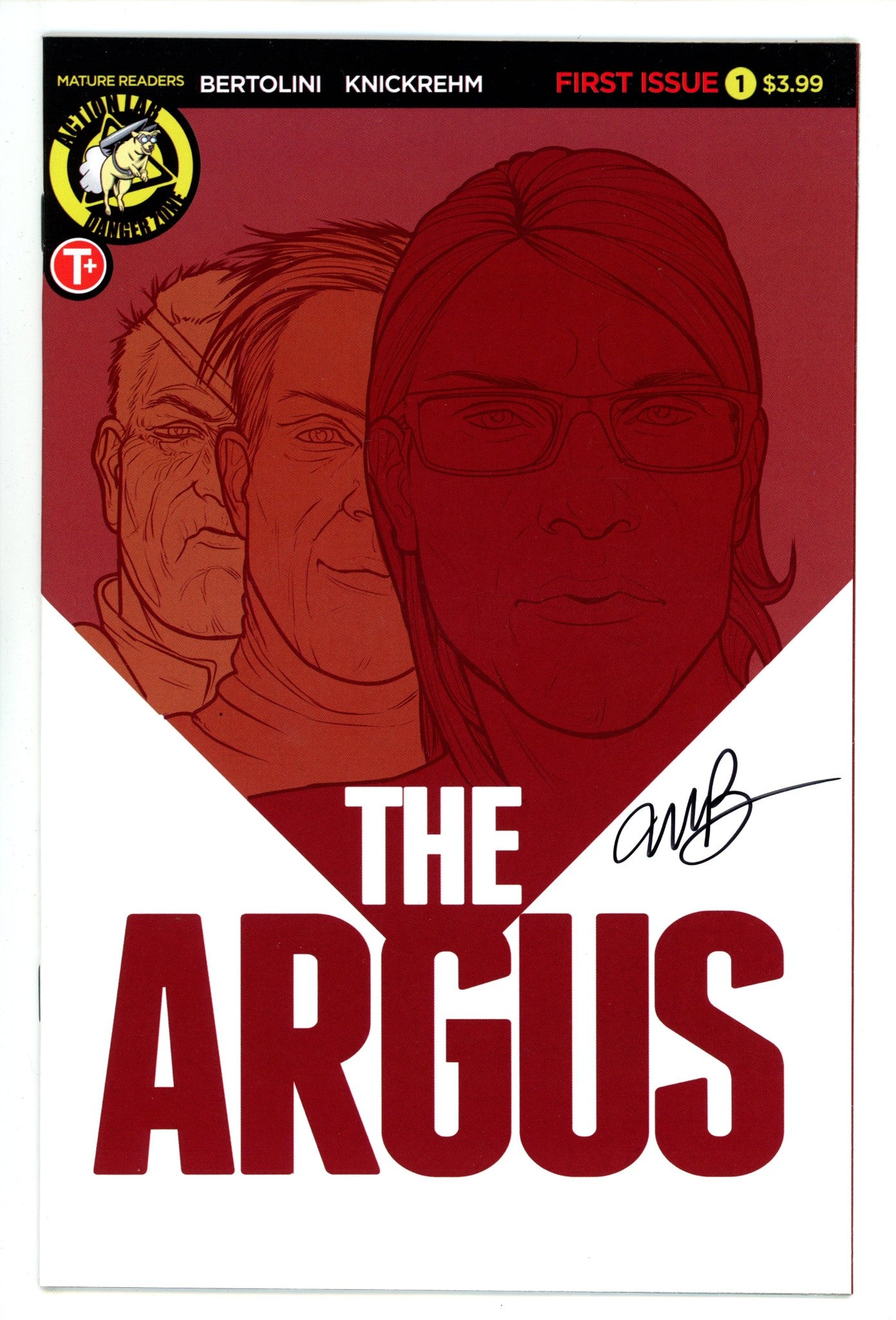 The Argus 1 High Grade (2020) Signed x1 Cover Mark Bertolini 