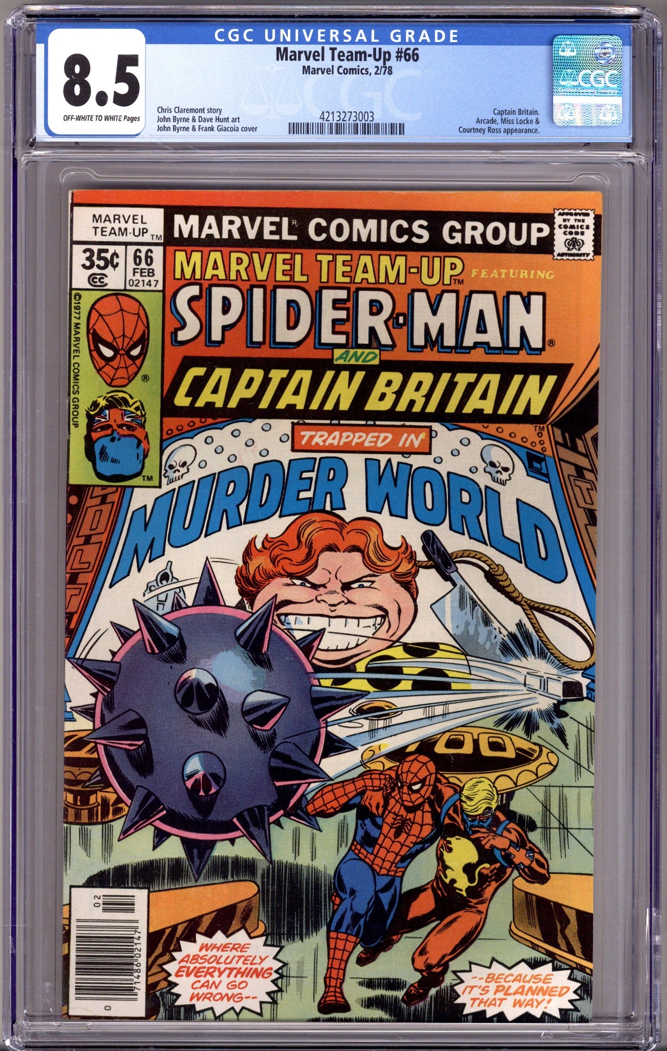 Marvel Team-Up Vol 1 66 CGC 8.5 (VF+) (1978) 