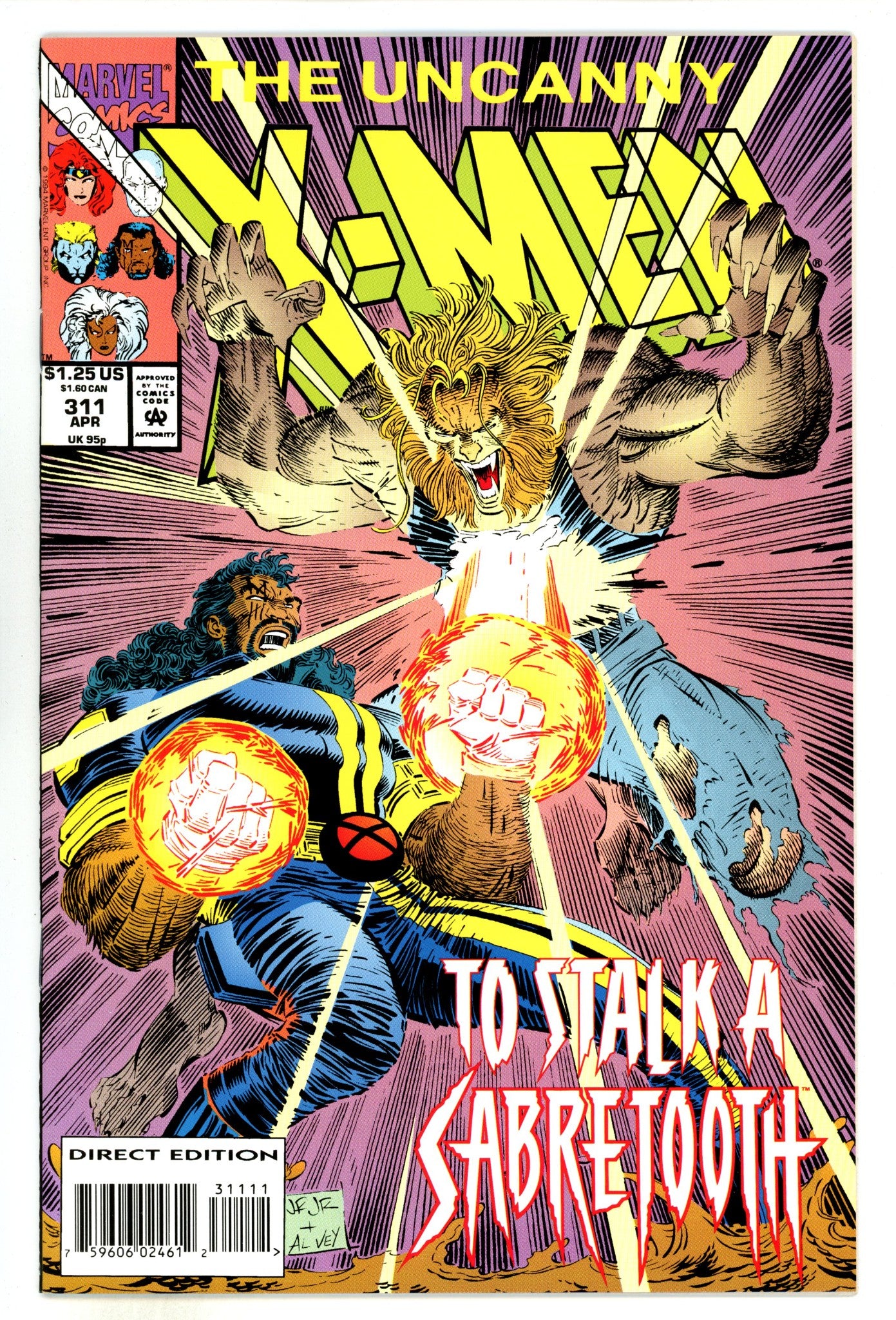 The Uncanny X-Men Vol 1 311  High Grade  (1994)  