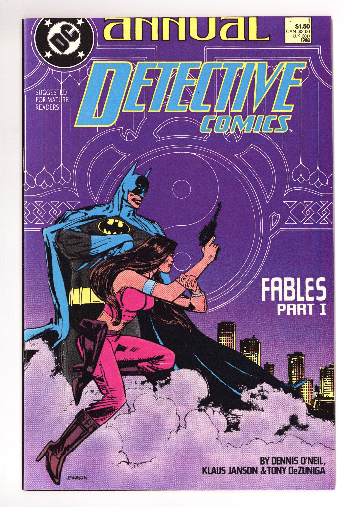 Detective Comics Annual Vol 1 1 Mid Grade (1988) 