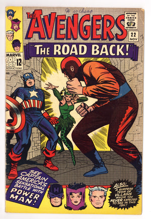 The Avengers Vol 1 22 VG+ (4.5) (1965)