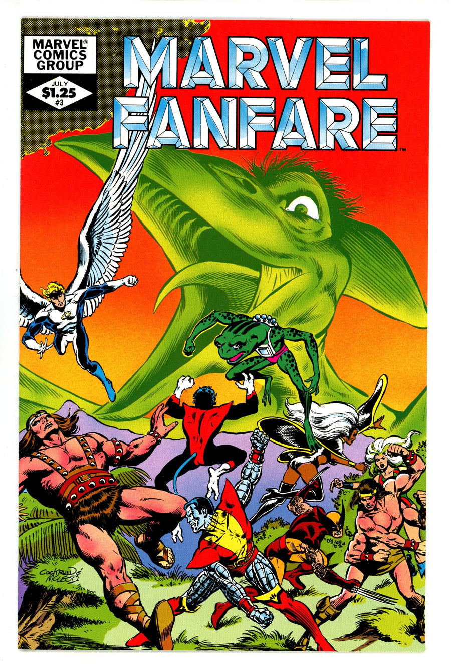 Marvel Fanfare Vol 1 3 Mid Grade (1982) 