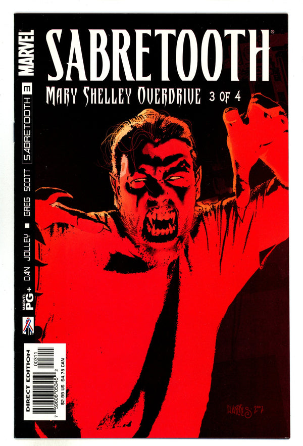 Sabretooth: Mary Shelley Overdrive 3 High Grade (2002)