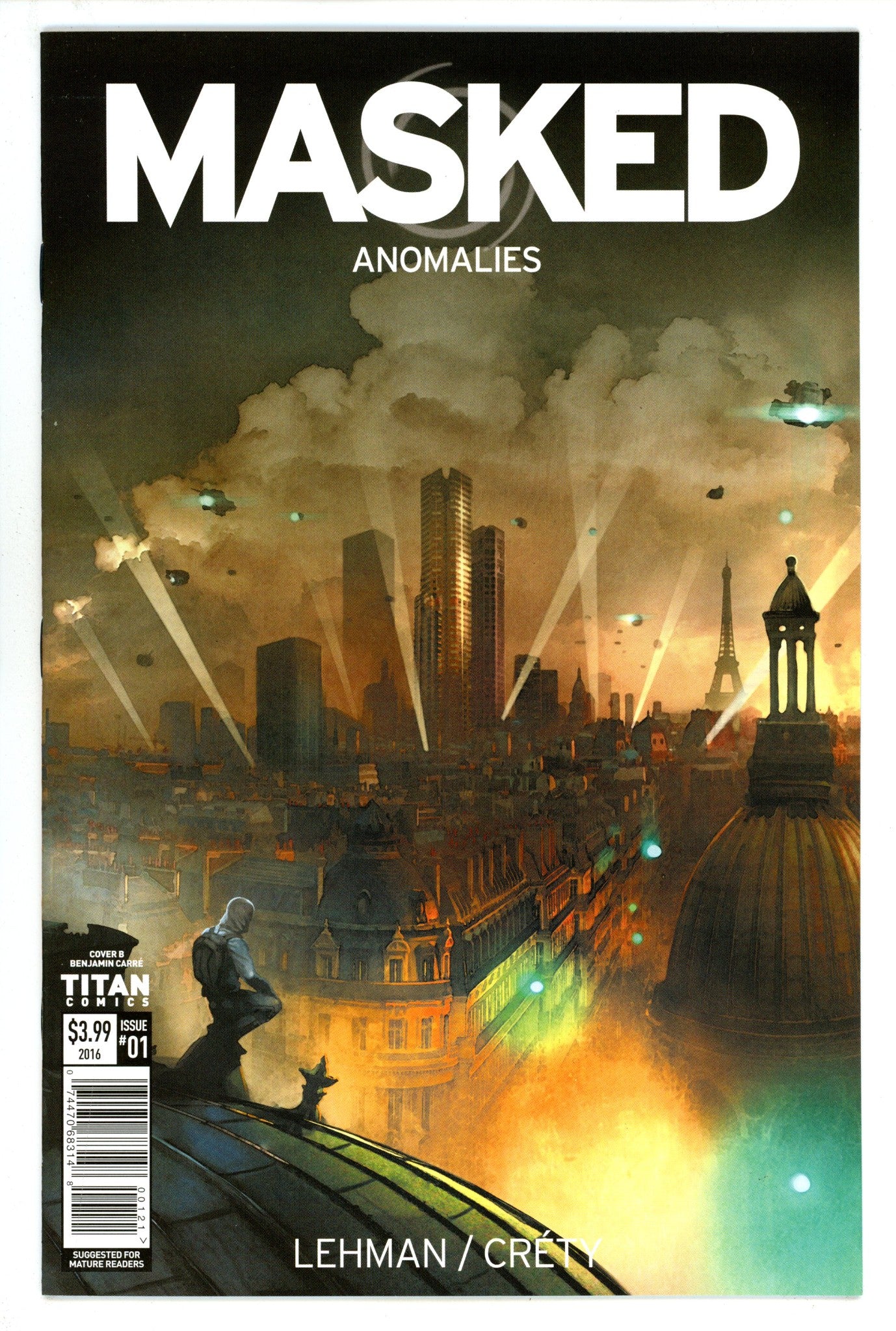 Masked: Anomalies 1 High Grade (2016) Carre Variant 