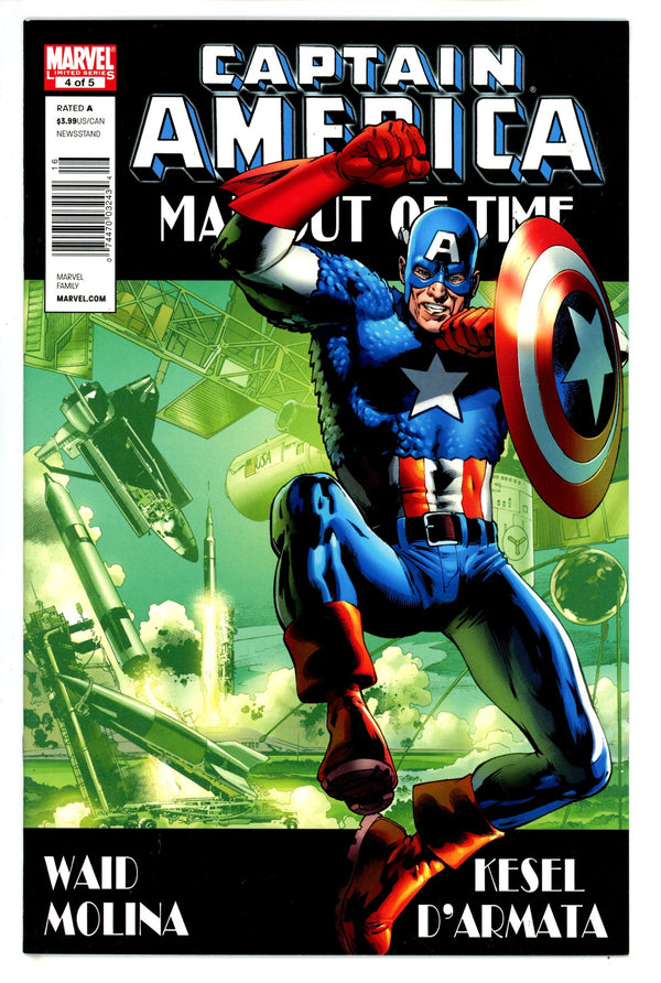 Captain America: Man out of Time 4 Newsstand FN/VF (2011)