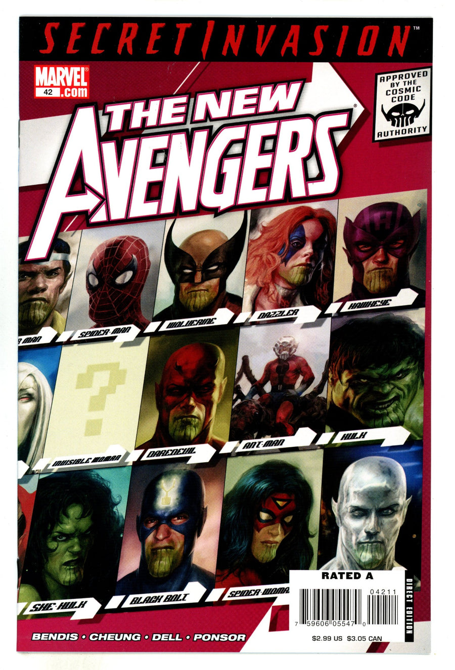 New Avengers Vol 1 42  High Grade  (2008)  