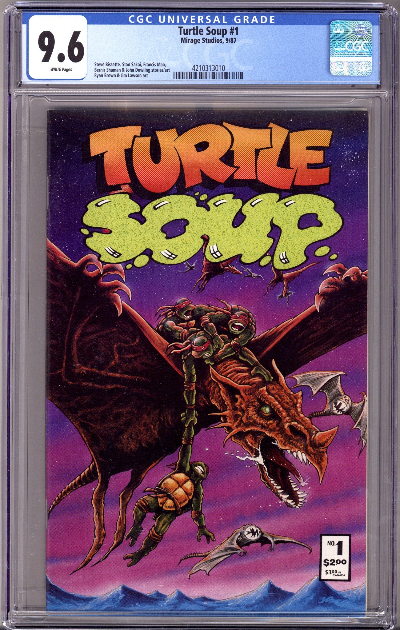 Turtle Soup 1 CGC 9.6 (1987)
