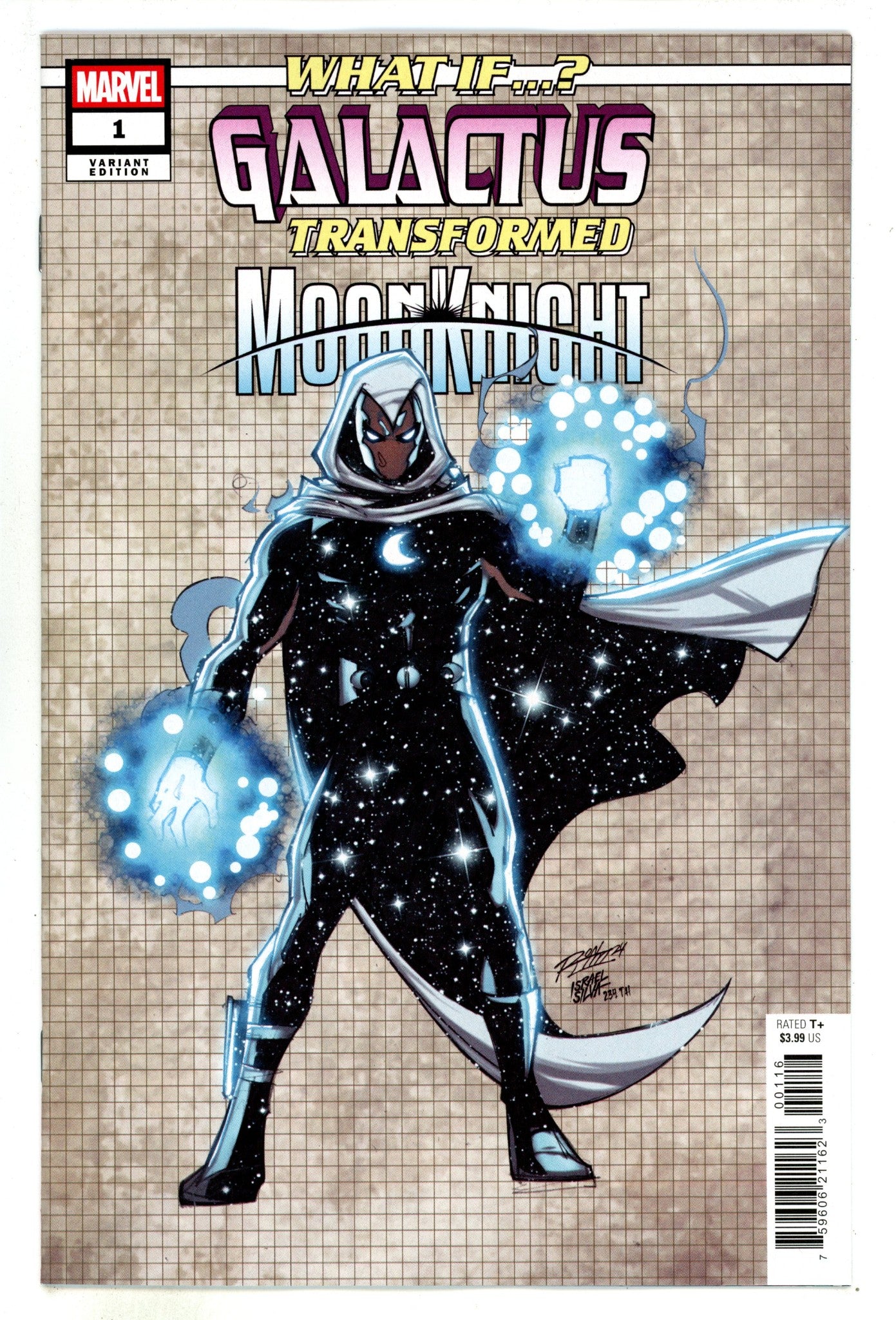 What If...? Galactus: Galactus Transformed Moon Knight? 1 Lim Design Incentive Variant NM- (2025)
