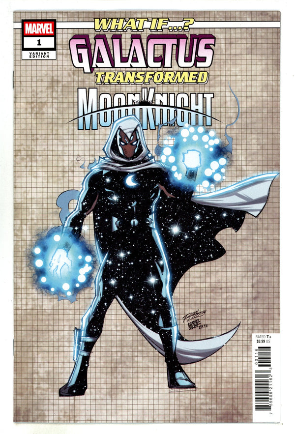What If...? Galactus: Galactus Transformed Moon Knight? 1 Lim Design Incentive Variant NM- (2025)