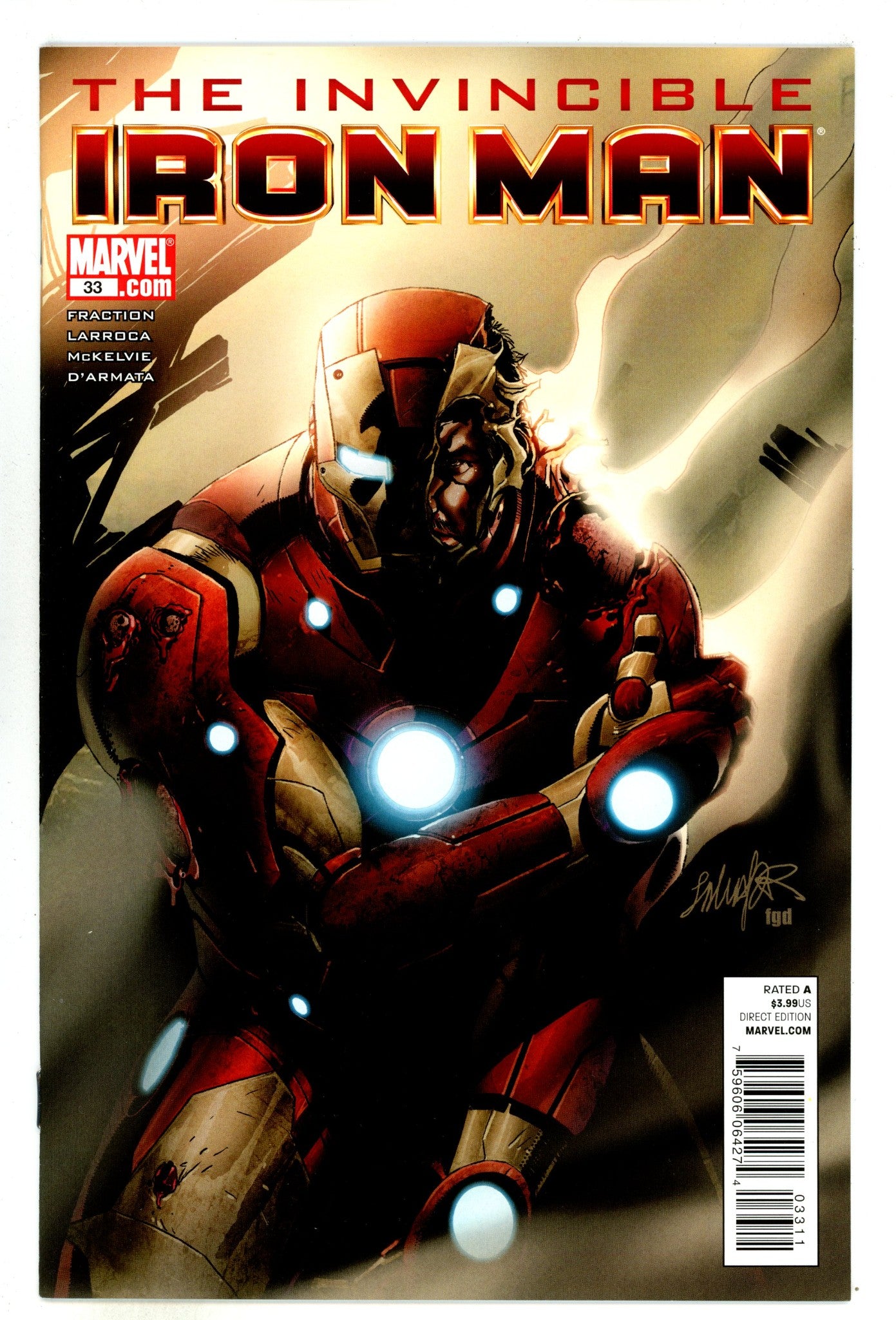 Invincible Iron Man Vol 1 33 High Grade (2011) 