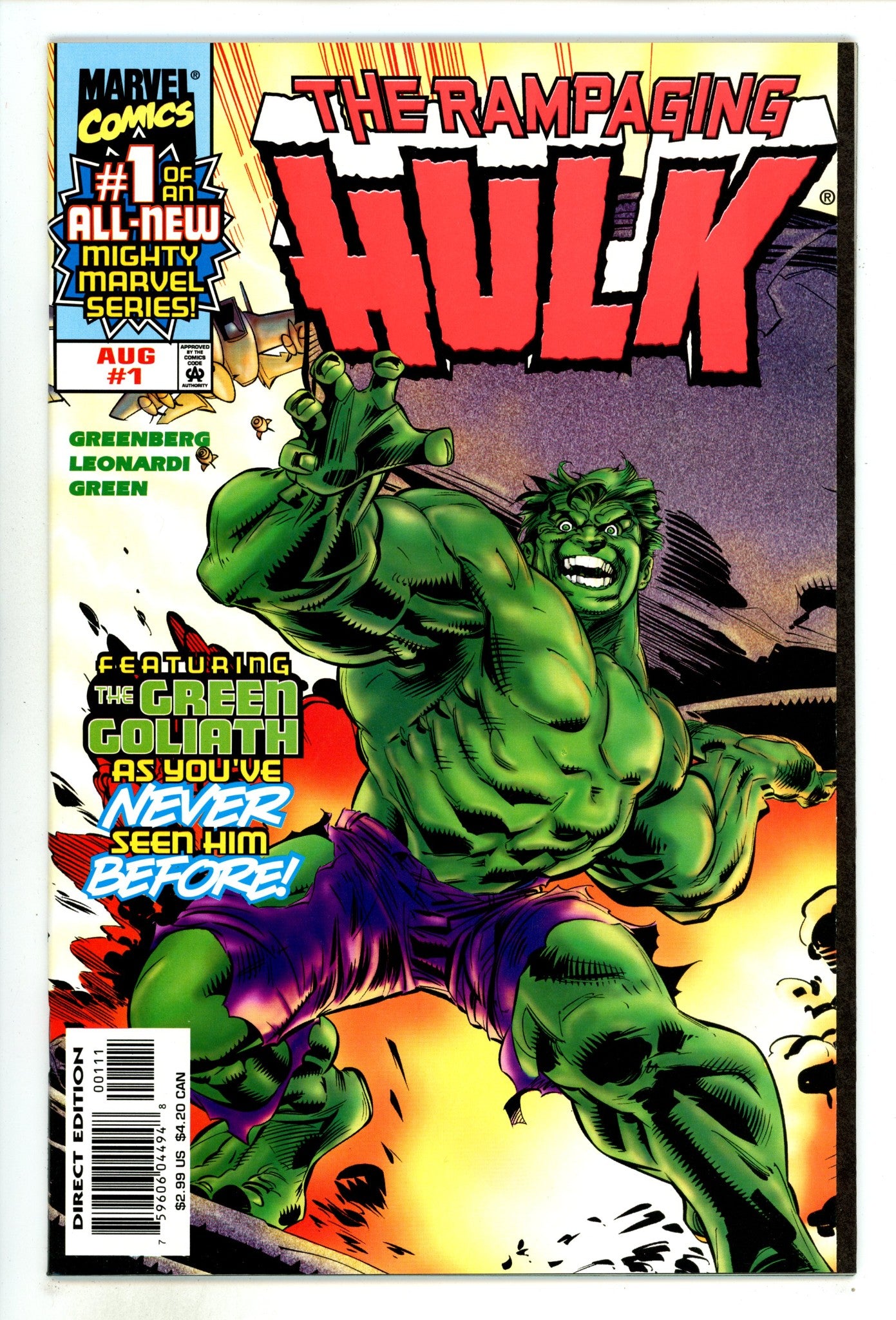 Rampaging Hulk Vol 2 1 High Grade (1998) 