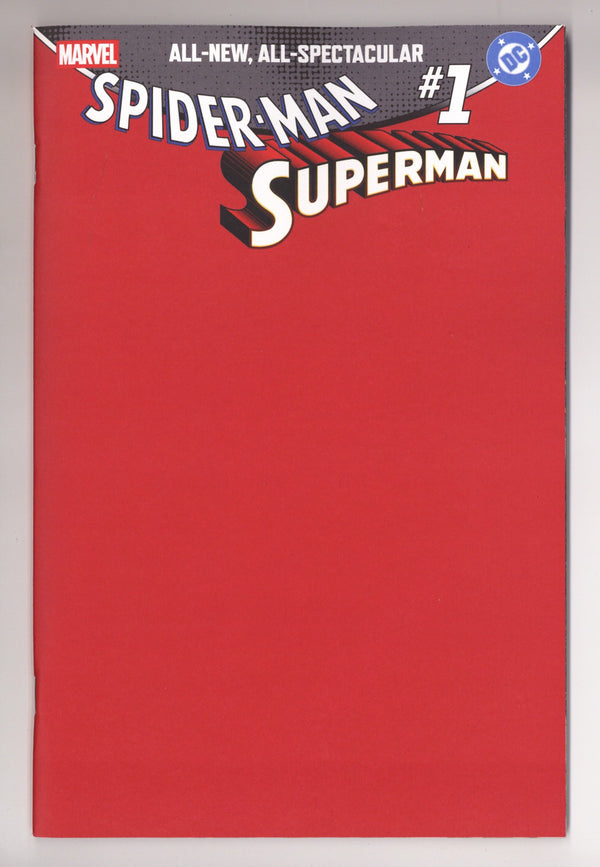 Marvel / DC: Spider-Man / Superman 1 Blank Variant (2026)