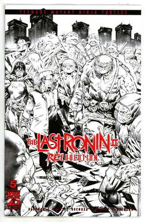 Teenage Mutant Ninja Turtles: The Last Ronin II - Re-Evolution 5 Escorza B&W Incentive Variant NM (2025)