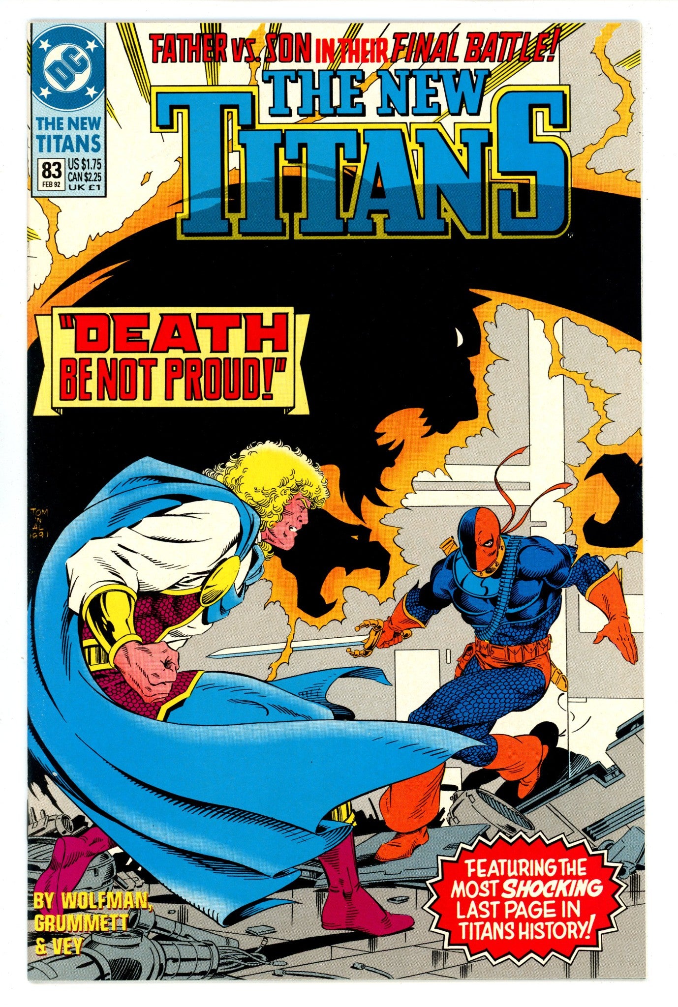 The New Titans 83 High Grade (1992) 