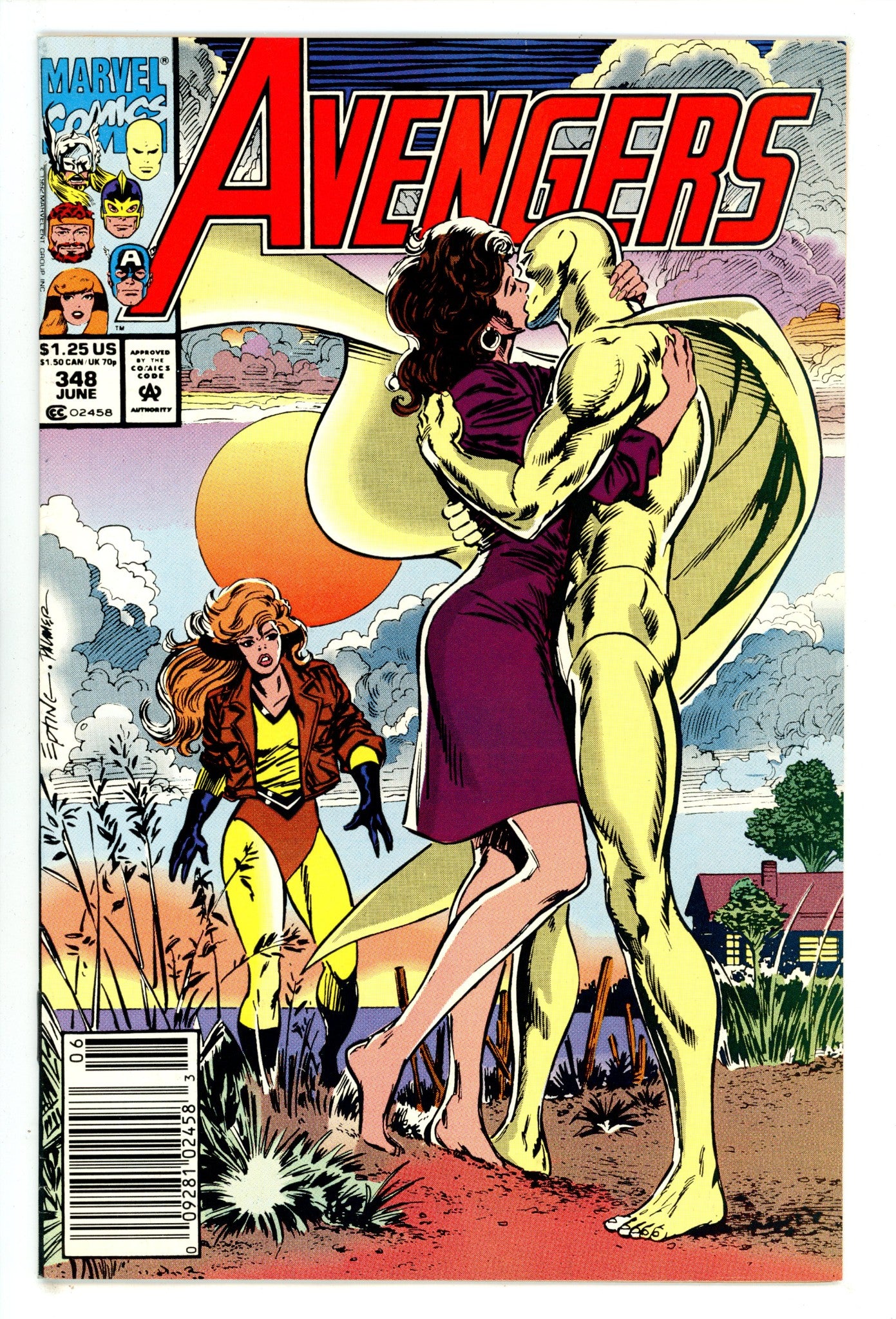 The Avengers Vol 1 348 High Grade (1992) Newsstand 