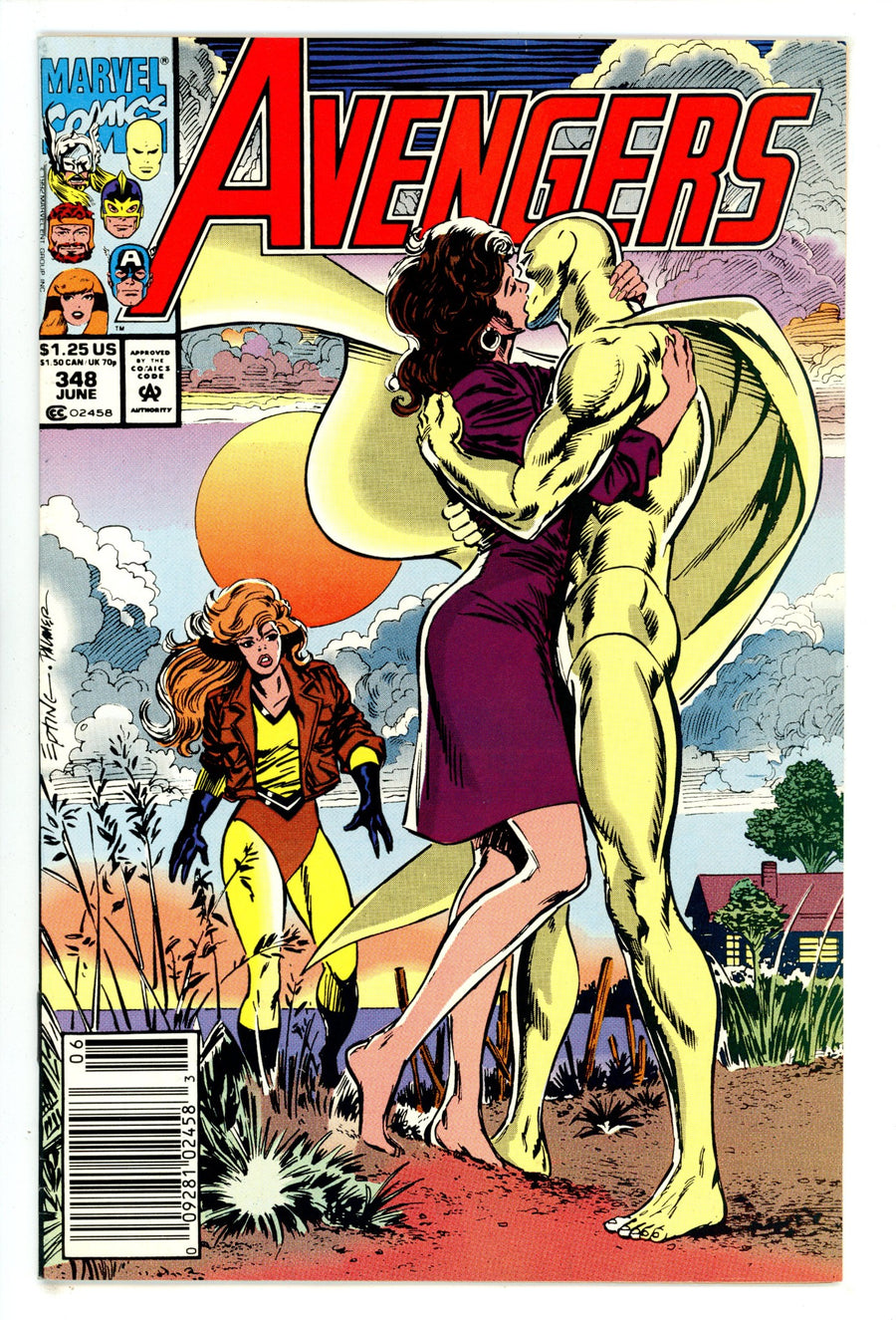 The Avengers Vol 1 348 High Grade (1992) Newsstand 