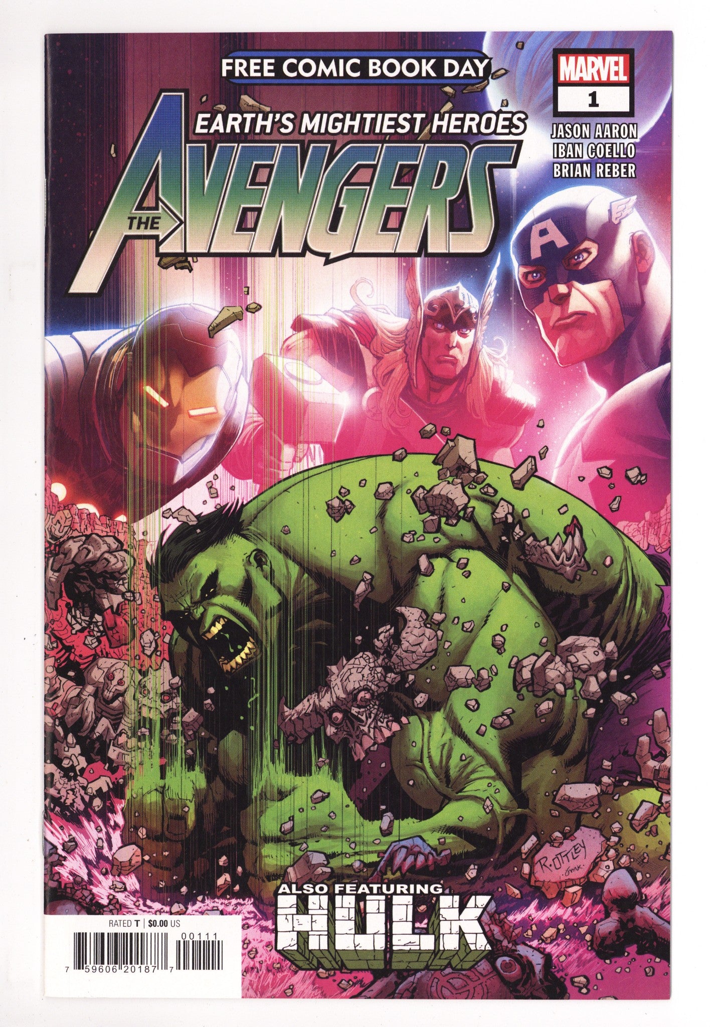 Free Comic Book Day 2021: Avengers / Hulk 1 High Grade (2021) 