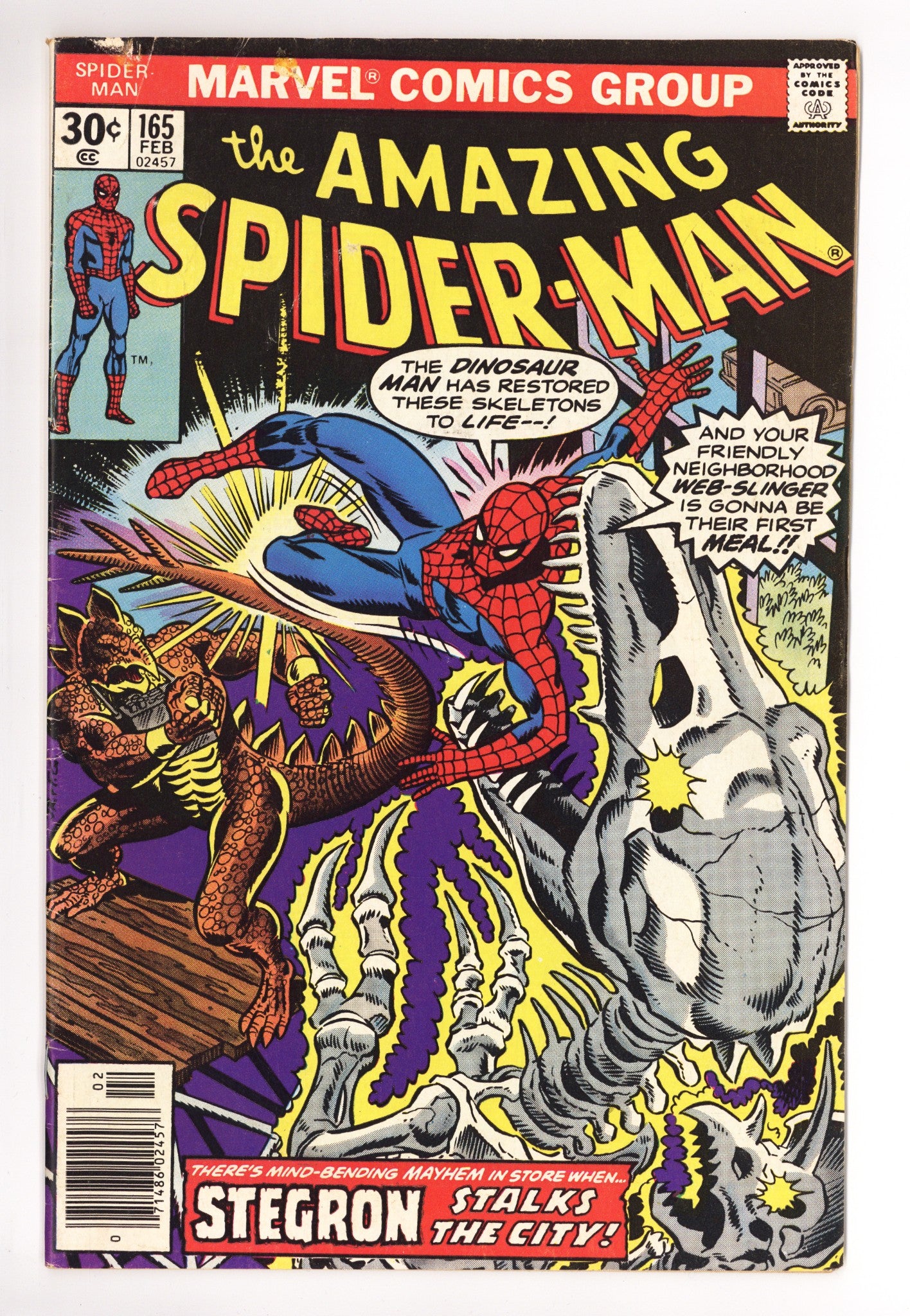 The Amazing Spider-Man Vol 1 165 VG+ (4.5) (1977) 