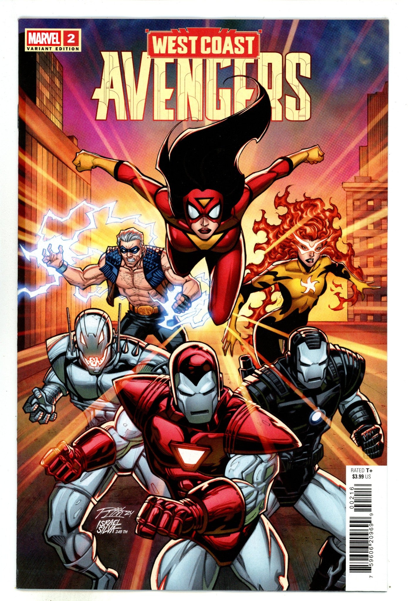 West Coast Avengers Vol 4 2 Lim  Incentive Variant NM-  (2024)
