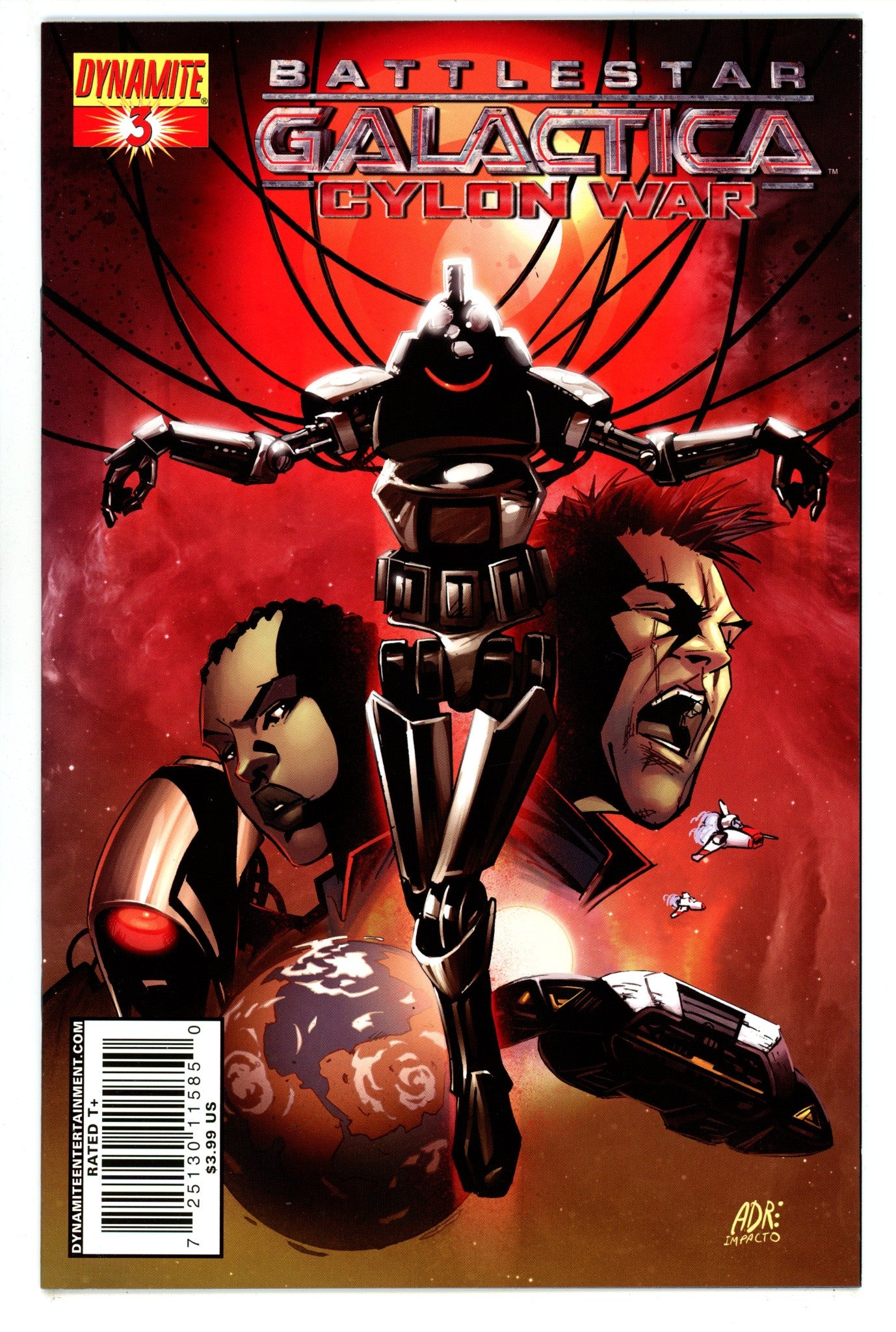 Battlestar Galactica: Cylon War 3 High Grade (2009) Raynor Variant 