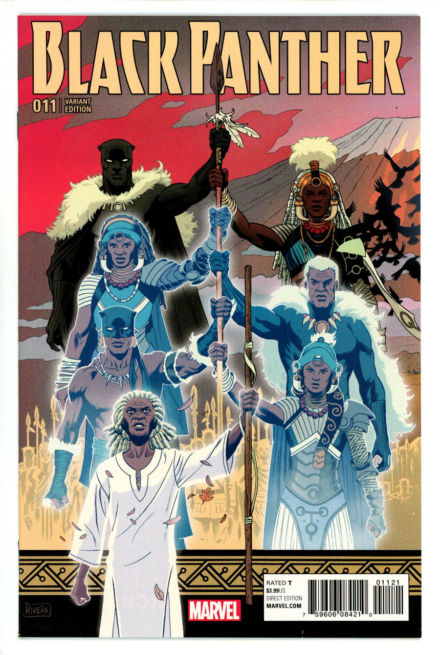 Black Panther Vol 6 11 High Grade (2017) Rivera Variant 