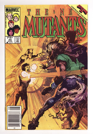 The New Mutants Vol 1 30 VF+ (8.5) (1985) Canadian Price Variant
