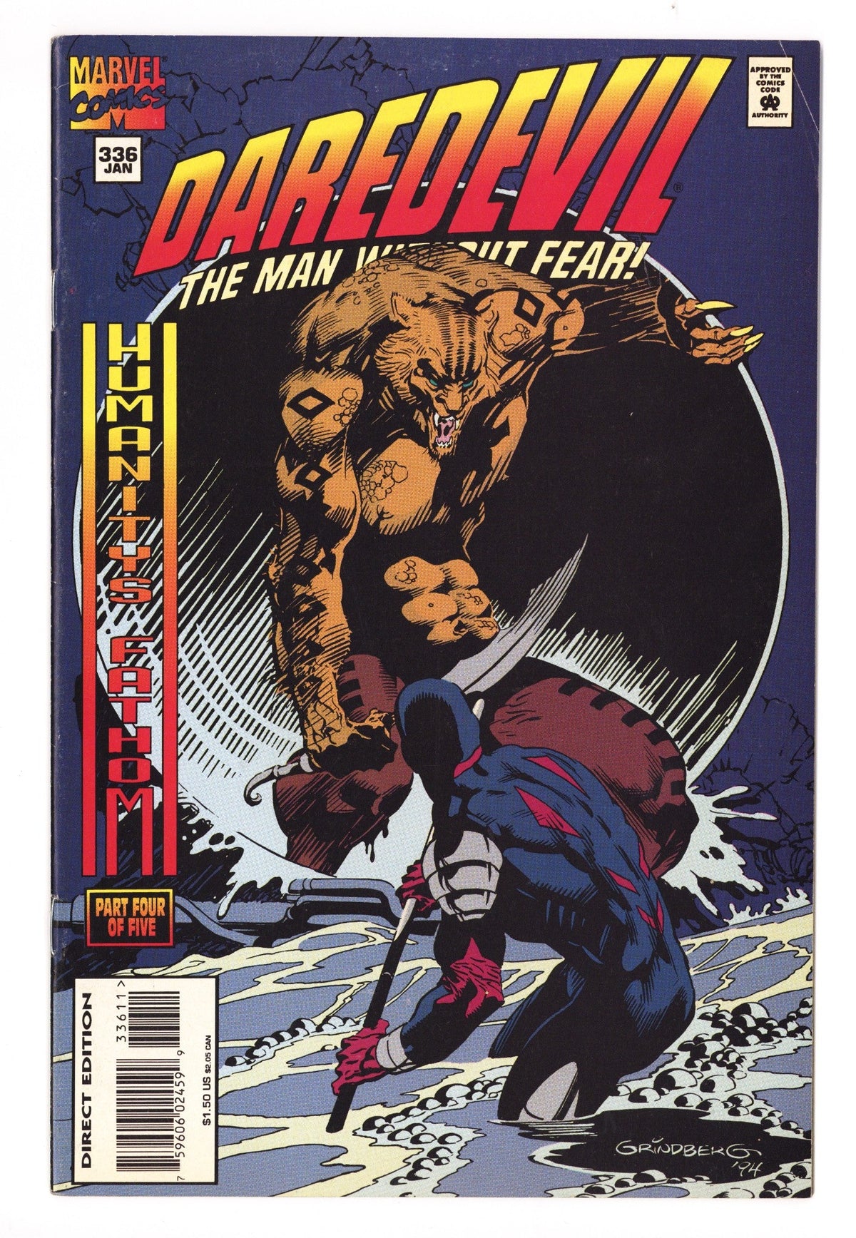 Daredevil Vol 1 336  Mid Grade   (1995)