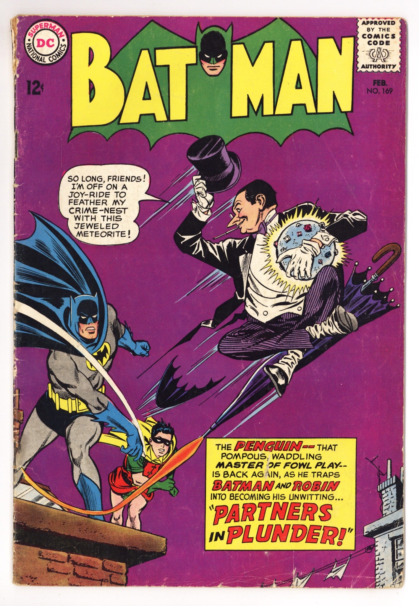Batman Vol 1 169 GD/VG (3.0) (1965) 