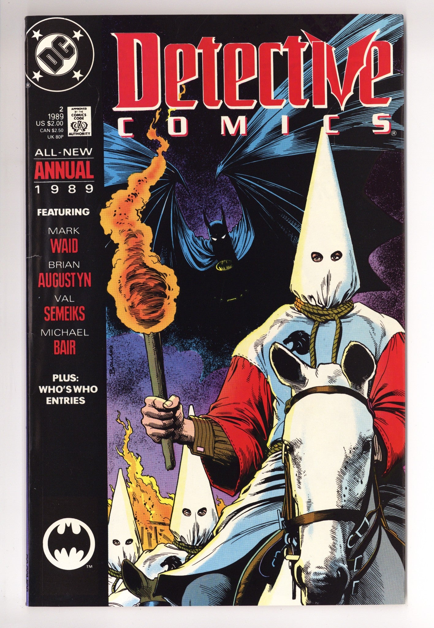 Detective Comics Annual Vol 1 2 Mid Grade (1989) 