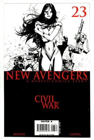 New Avengers Vol 1 23 High Grade (2006) Coipel Sketch Variant