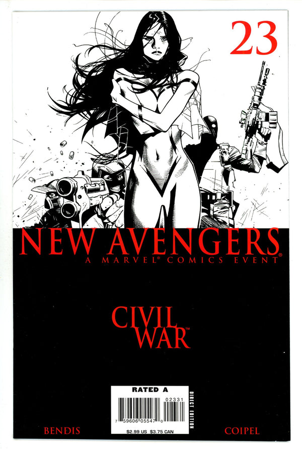 New Avengers Vol 1 23 High Grade (2006) Coipel Sketch Variant