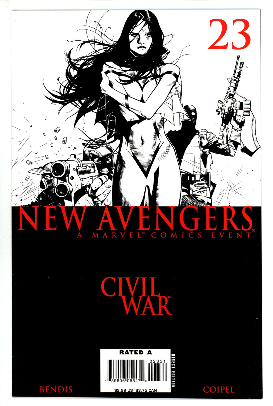 New Avengers Vol 1 23 High Grade (2006) Coipel Sketch Variant 
