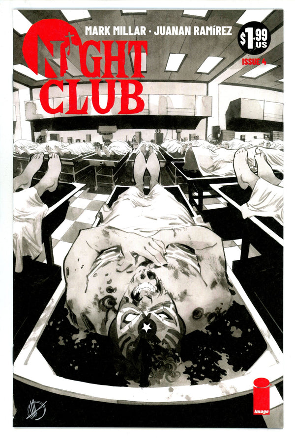 Night Club 4 High Grade (2023) Scalera B&W Variant