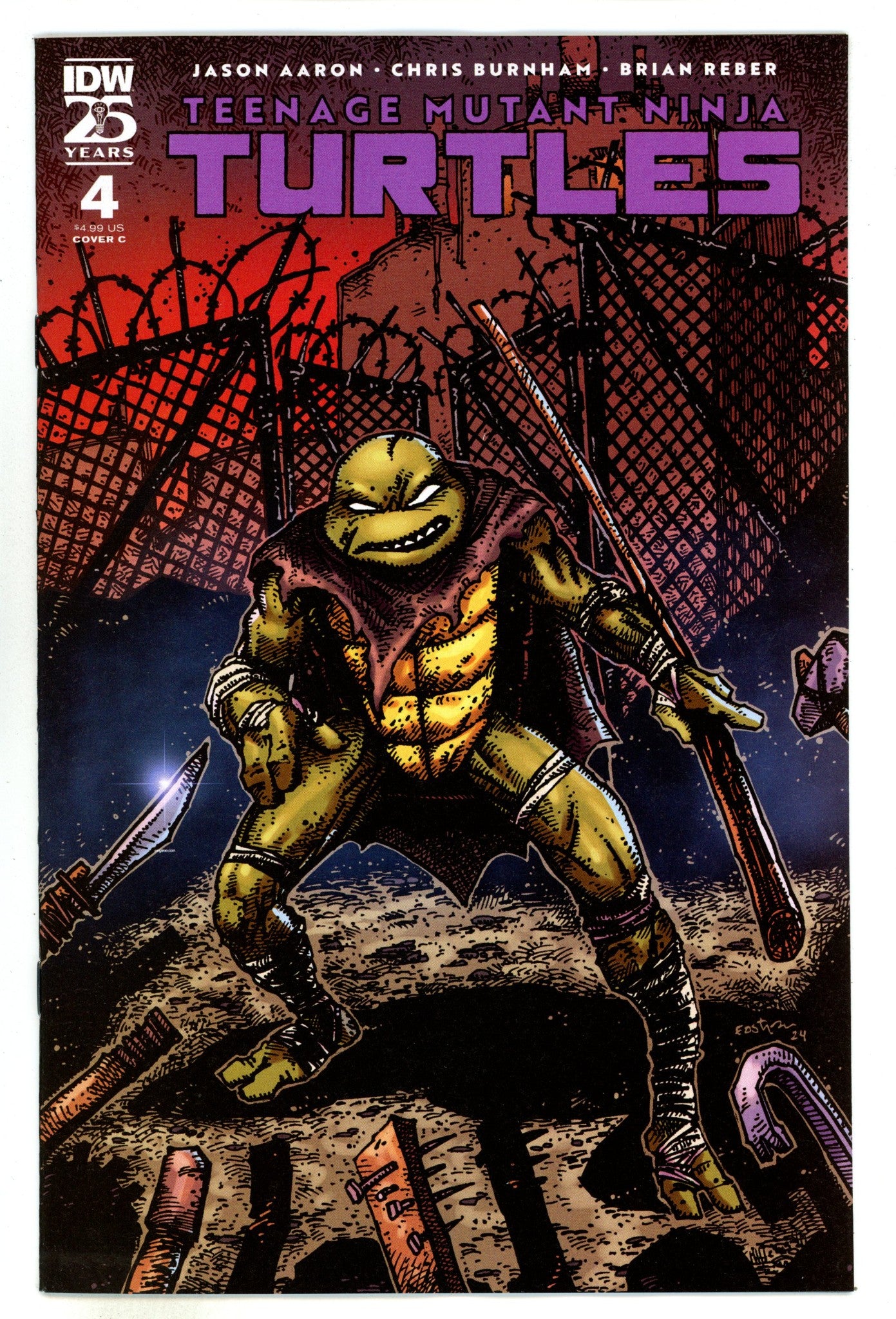 Teenage Mutant Ninja Turtles Vol 6 4 Eastman Variant (2024)