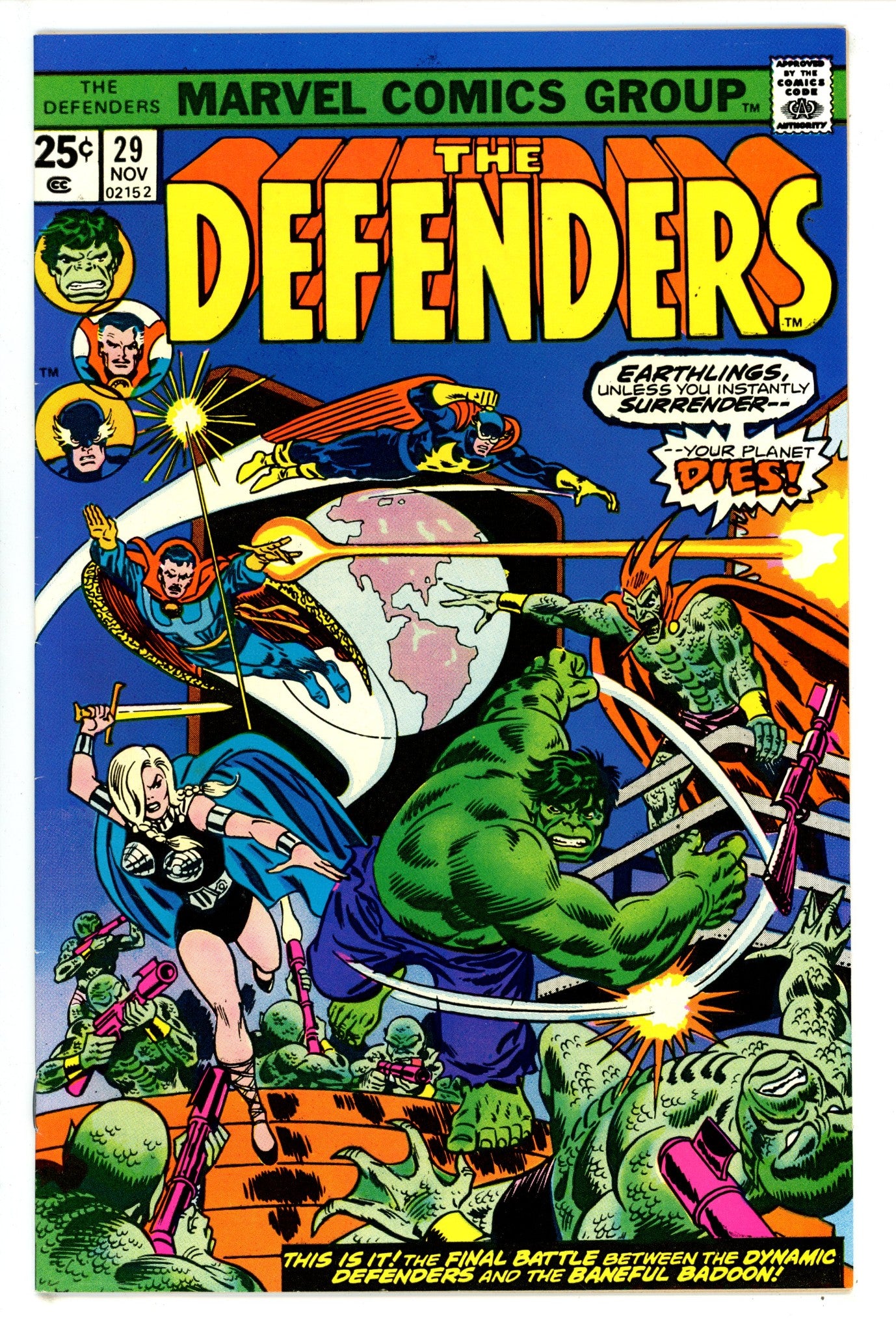 The Defenders Vol 1 29 VF- (1975)