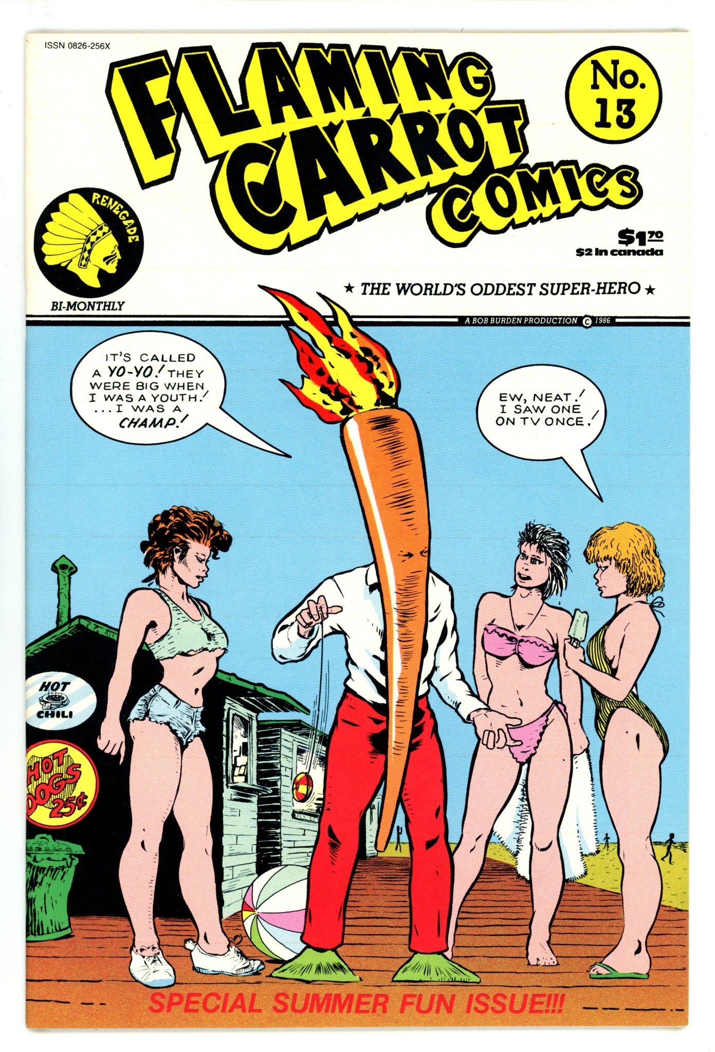 Flaming Carrot Comics   13  High Grade   (1986)        