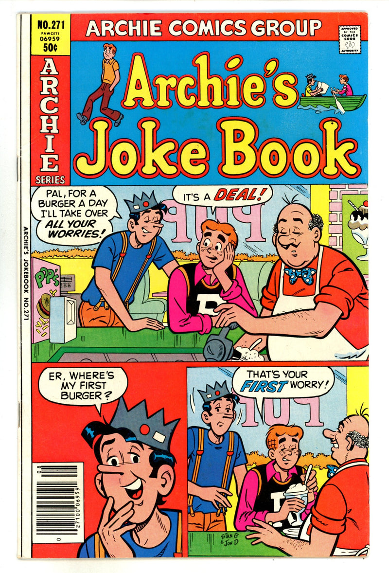 Archie's Joke Book Magazine 271 Low Grade (1980) 