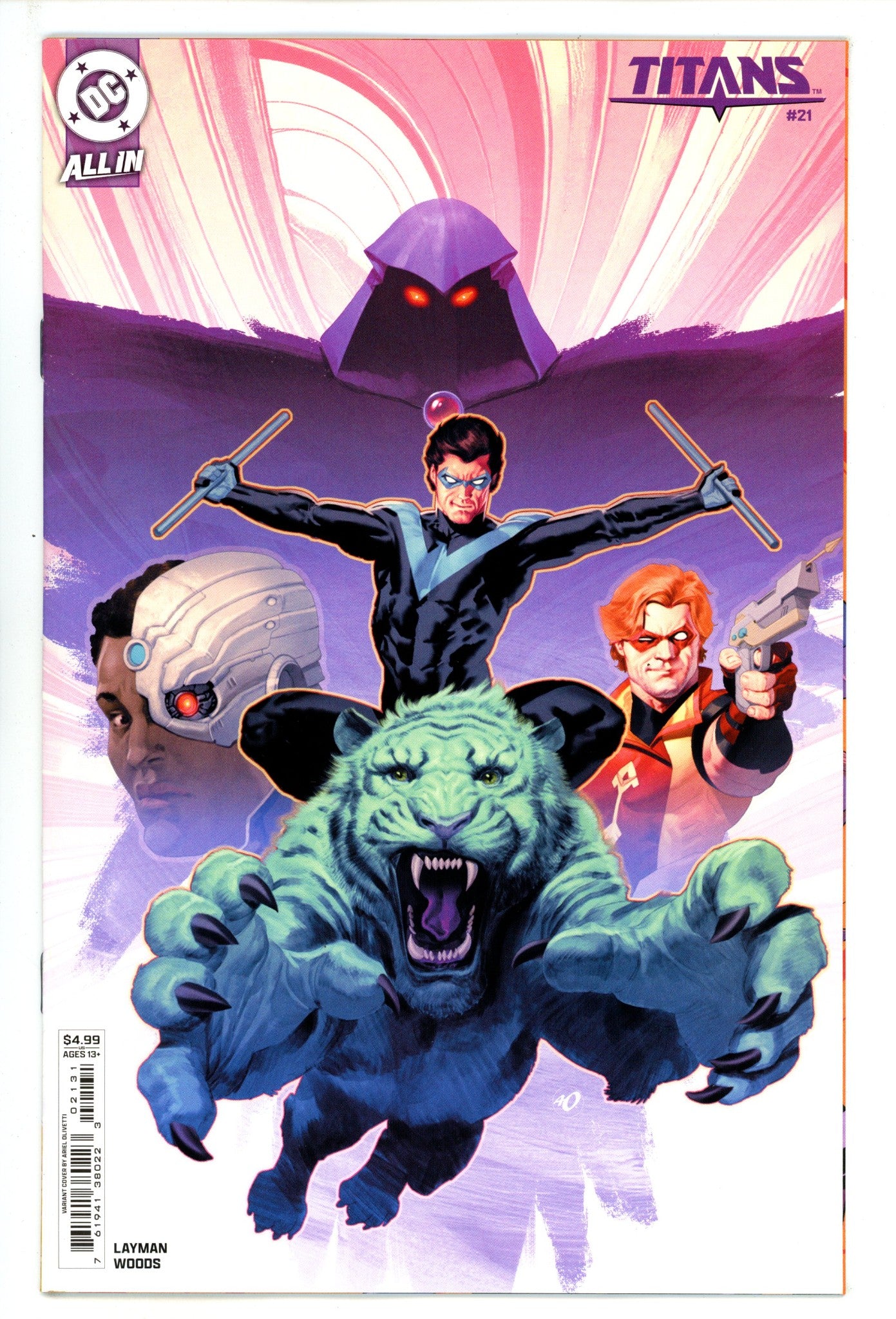 Titans Vol 4 21 Olivetti Variant (2025)