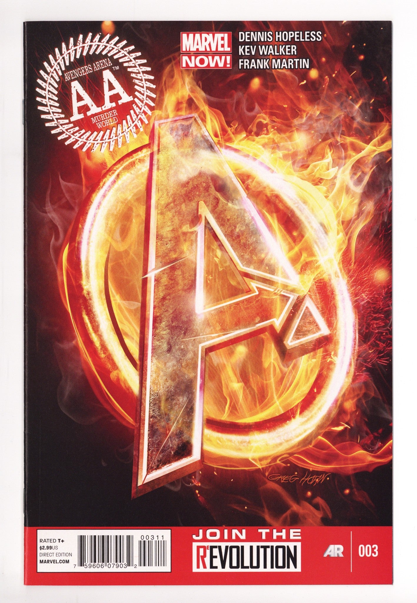 Avengers Arena 3 High Grade (2013) 